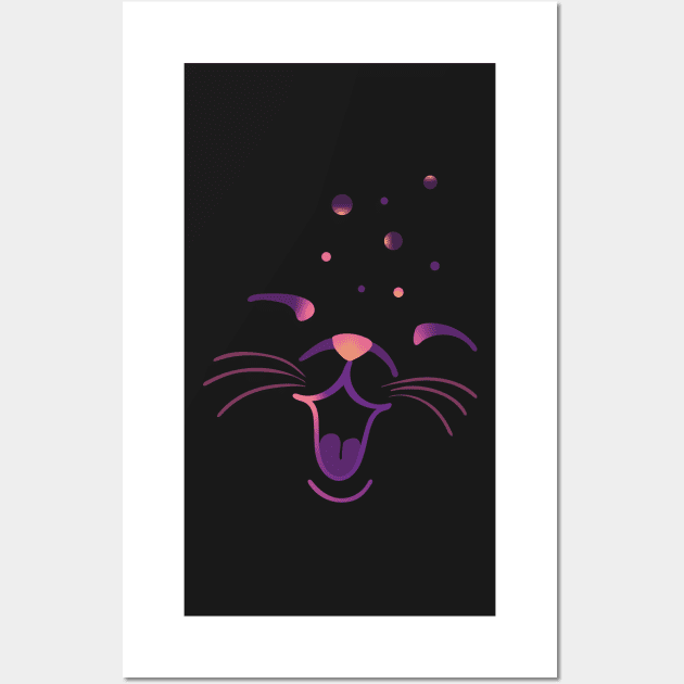 Cute Cat Wall Art by EpicMums